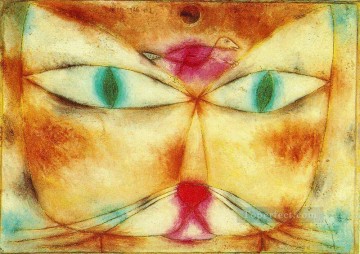  paja Lienzo - El gato y el pájaro Paul Klee